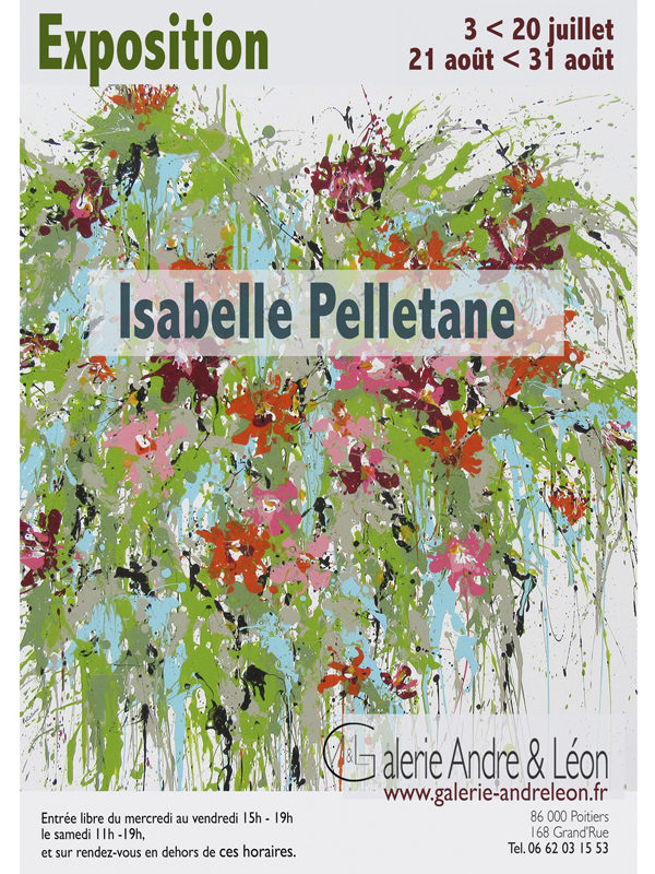 Exhibition, “Isabelle Pelletane”, André & Léon Galerie – POITIERS (FR)